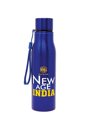 New Age Water Bottle - Blue